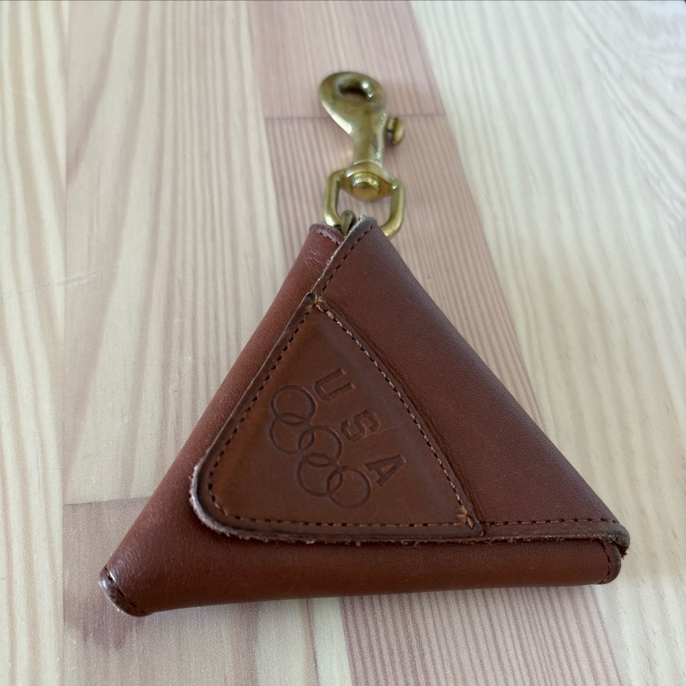 Vintage Coach Olympics Leather Special Edition Coin Pouch, 1996, Rare